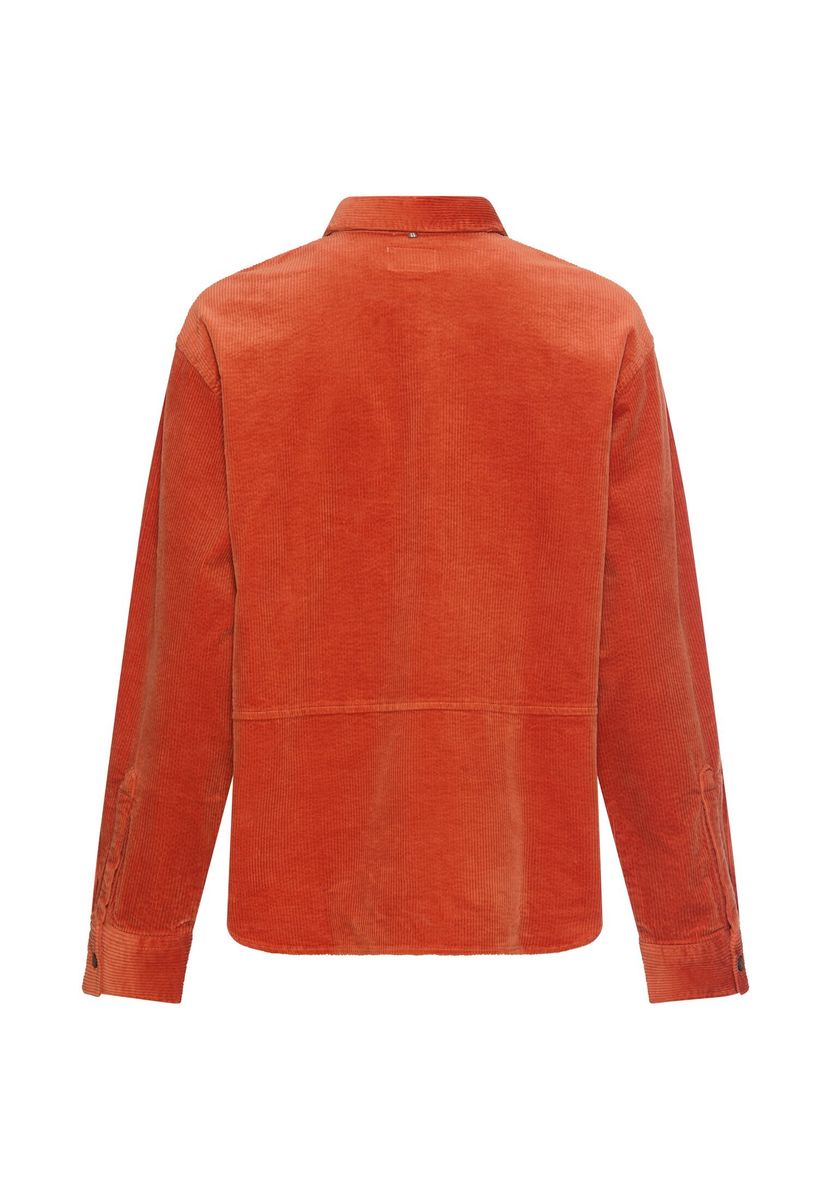 Oversize-Bluse mit Hemdkragen