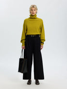 SLWELLIE LS KNIT ROLL NECK