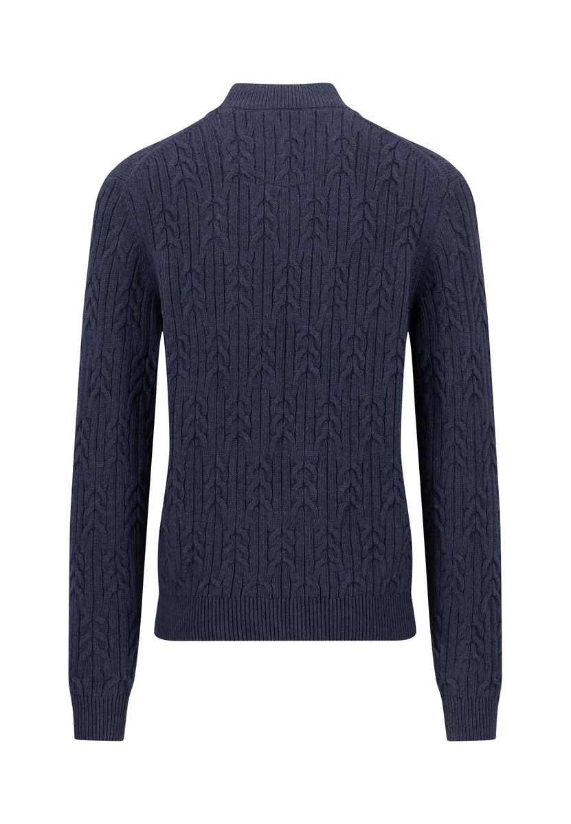 Zip Troyer, Soft Knit Cable*RWS
