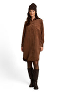Cordkleid mit Eingriffstaschen