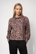 Sweatshirt mit Leomuster