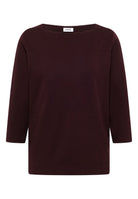 Basic Shirt mit U-Boot-Ausschnitt
