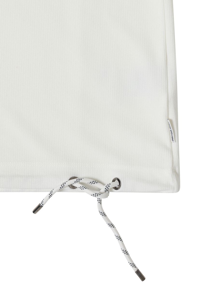 Langarm Shirt mit Rundhals und Tunnelzug