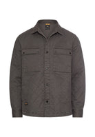 Overshirt mit Rautenmuster