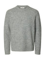SLMRAI LS KNIT WAFFLE CREW NECK