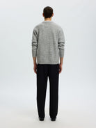 SLMRAI LS KNIT WAFFLE CREW NECK
