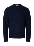 SLMRAI LS KNIT WAFFLE CREW NECK