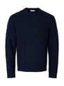 SLMRAI LS KNIT WAFFLE CREW NECK