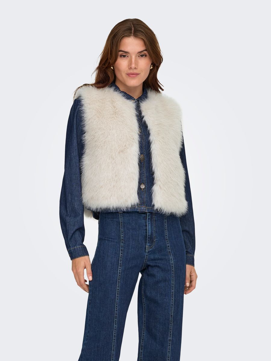 JDYORA FAUX FUR WAISTCOAT OTW QIQ NOOS