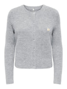 ONLVIGGA LS O-NECK BADGE CARDIGAN KNT