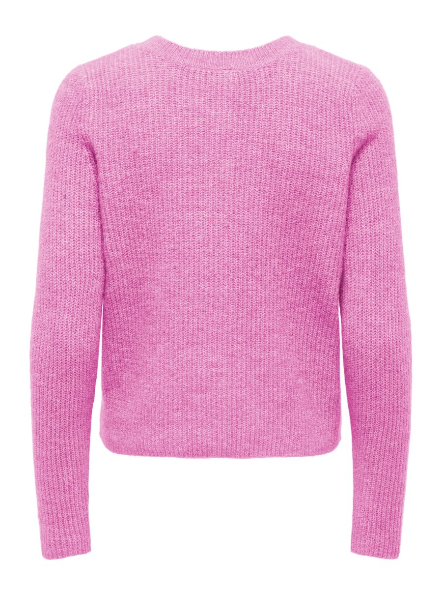 ONLVIGGA LS O-NECK BADGE CARDIGAN KNT
