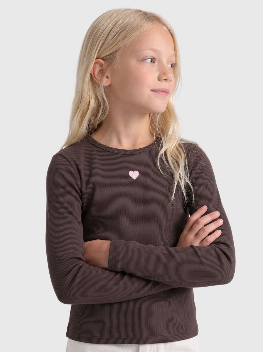 KOGELVA JUNE EMB L/S TEE JRS