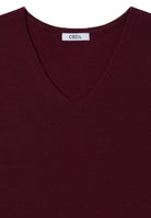 Pullover im Two-Tone-Look mit V-Neck