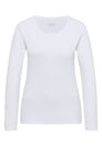 Basic Langarm Shirt mit Rundhals