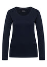 Basic Langarm Shirt mit Rundhals