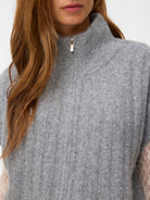 VMBANG RIB SL HIGHNECK ZIPPER VEST NOOS