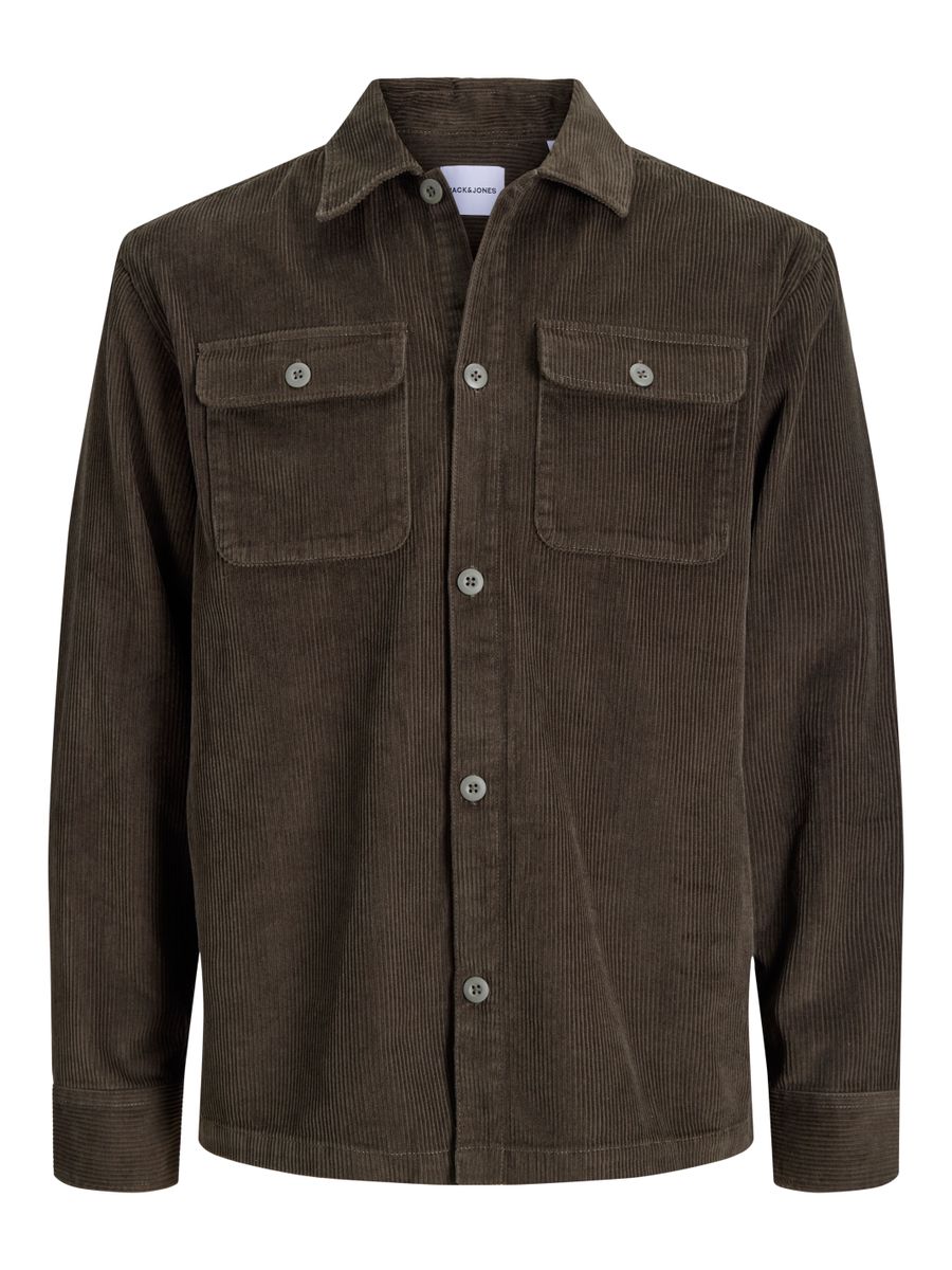 JJEREGENT CORD OVERSHIRT LS SN