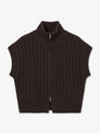 VMBANG RIB SL HIGHNECK ZIPPER VEST NOOS