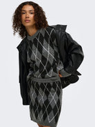 JDYBIANKA L/S ARGYLE PULLOVER KNT NOOS