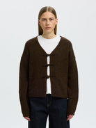 SLWLULU LS DUFFLE KNIT CARDIGAN
