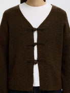 SLWLULU LS DUFFLE KNIT CARDIGAN