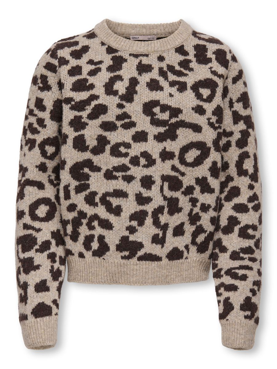 KOGDORA LIFE LEO L/S O-NECK KNT