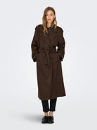 ONLDEAR-TRILLION LONG BELT COAT PNT NOOS
