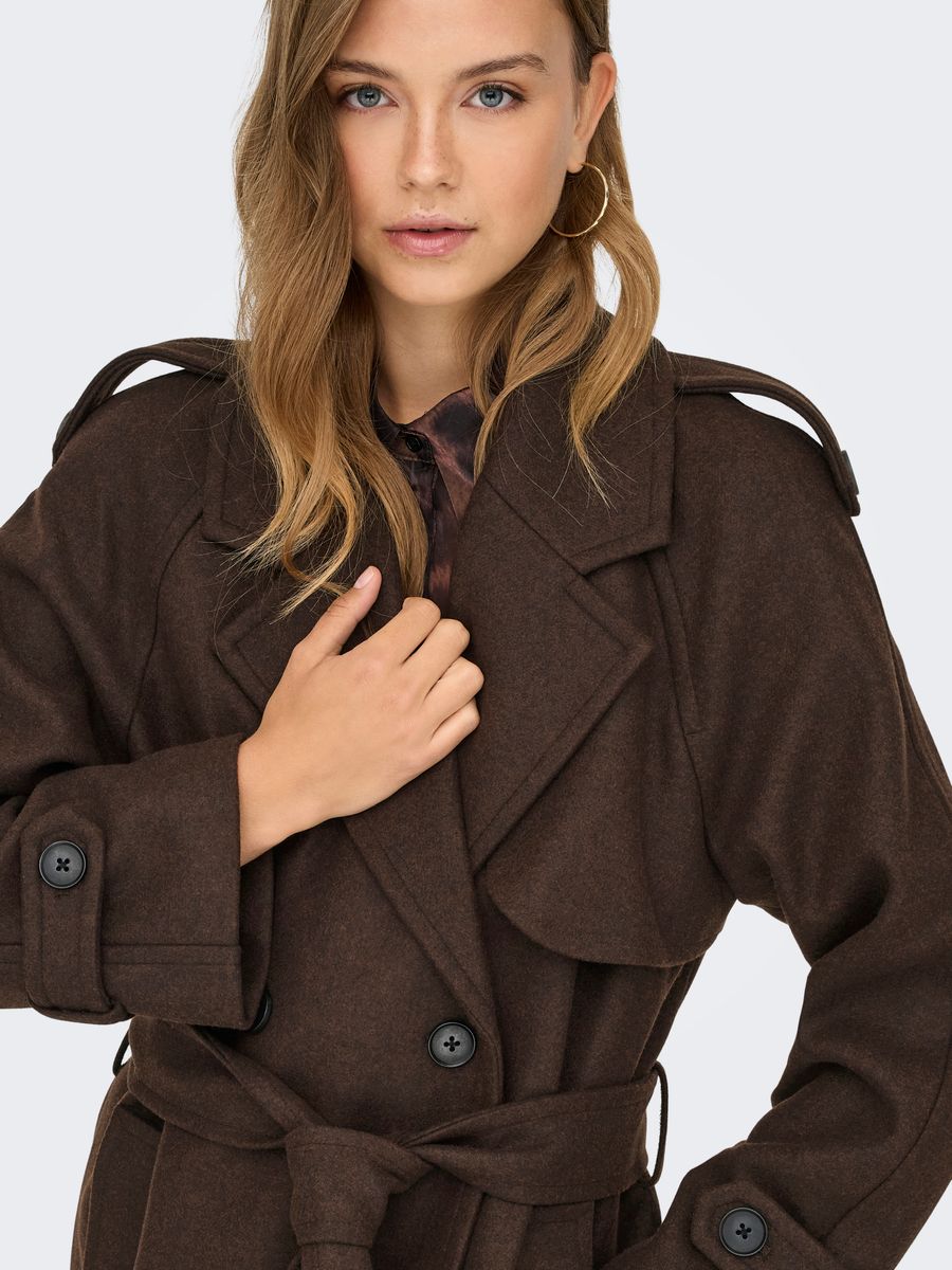 ONLDEAR-TRILLION LONG BELT COAT PNT NOOS
