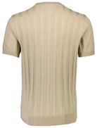 Gestricktes Crew Neck T-Shirt