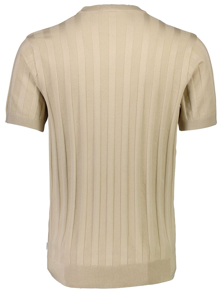 Gestricktes Crew Neck T-Shirt