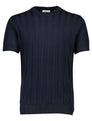 Gestricktes Crew Neck T-Shirt