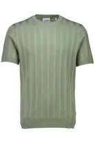 Gestricktes Crew Neck T-Shirt
