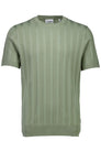 Gestricktes Crew Neck T-Shirt