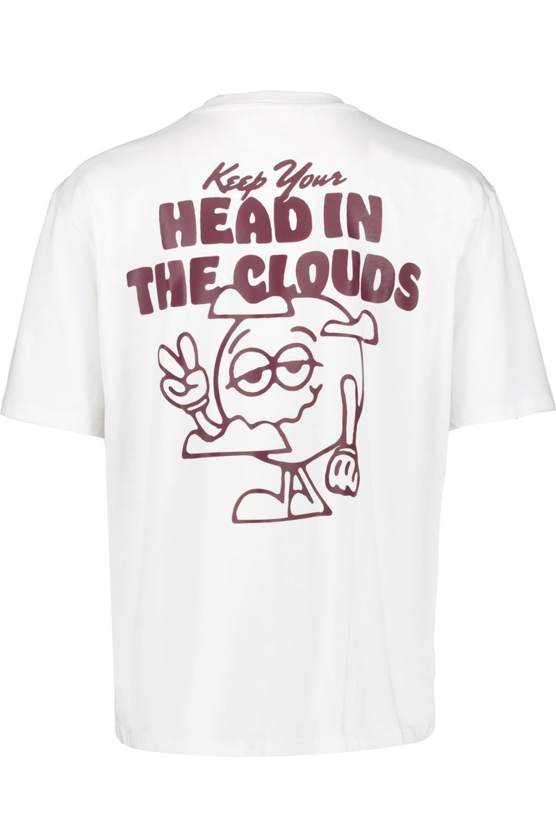 T-Shirt mit Print "Head In The Clouds"