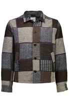 Overshirt mit Patchworkmuster