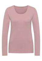Basic Langarm Shirt mit Rundhals