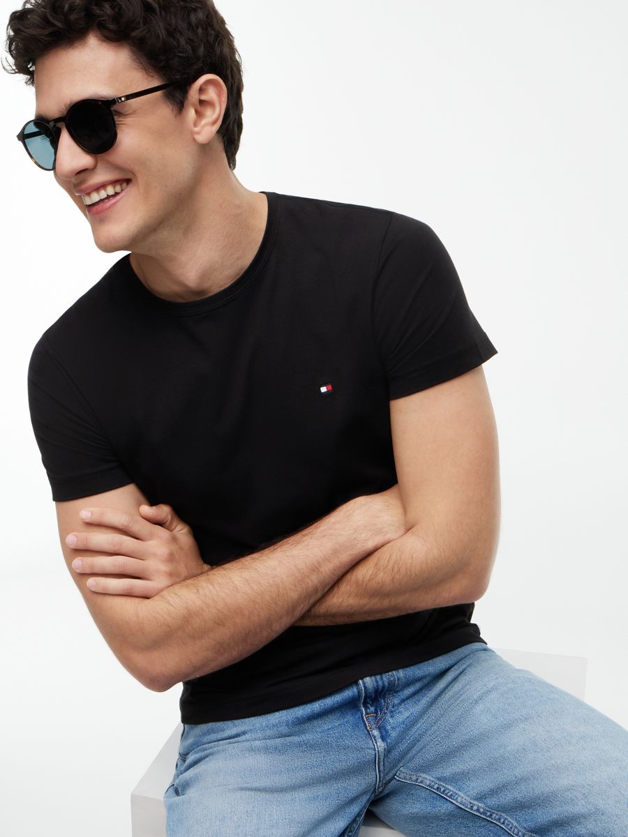 CORE STRETCH SLIM C-NECK TEE