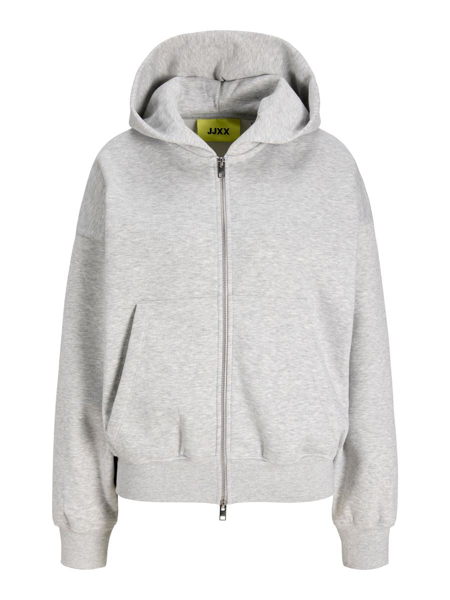 JXSOPHIA BOXY LS ZIP HOOD SWT