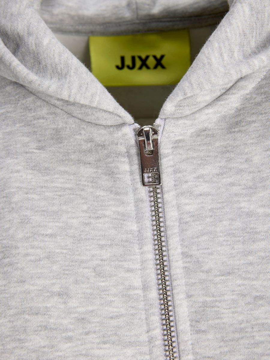 JXSOPHIA BOXY LS ZIP HOOD SWT