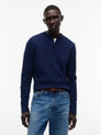 WAFFLE TEXTURE LONGSLEEVE HENLEY