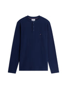 WAFFLE TEXTURE LONGSLEEVE HENLEY
