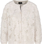 Strickjacke mit Blumenmuster