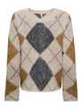 ONLNOEME LS PATTERN O-NECK KNT