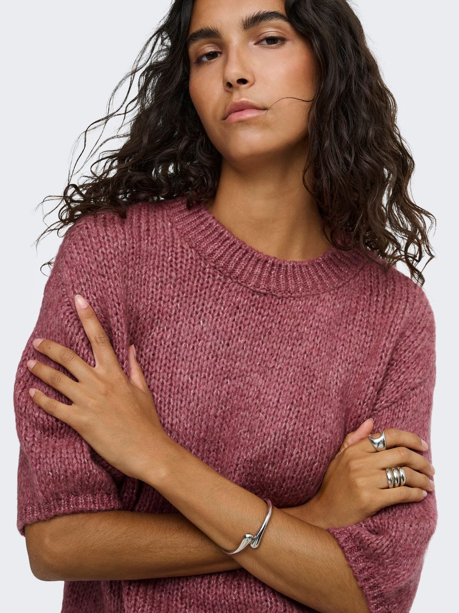 JDYDICTE S/S PULL O-NECK KNT NOOS