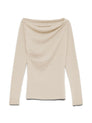 VMSOFINE KNIT LS BOATNECK PULLOVER NOOS