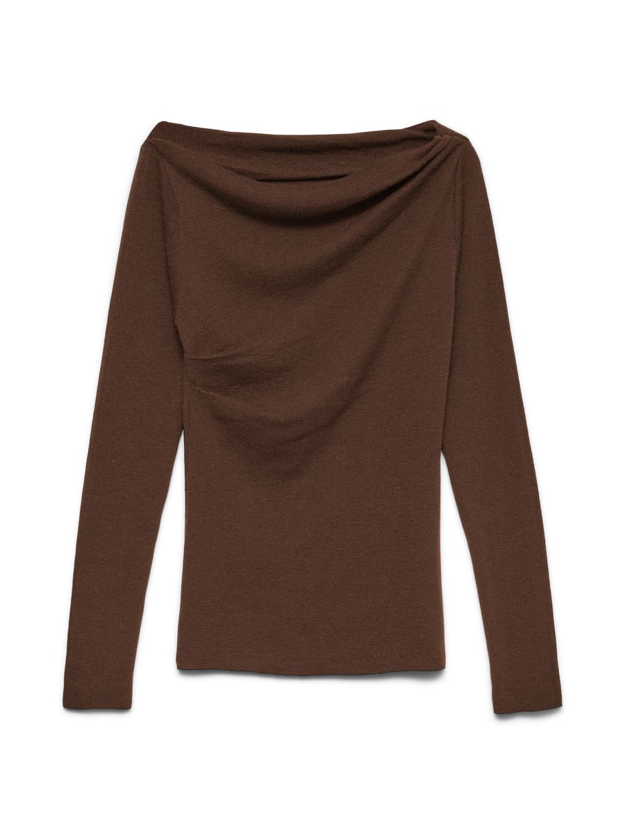 VMSOFINE KNIT LS BOATNECK PULLOVER NOOS