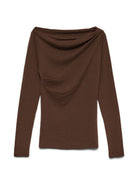 VMSOFINE KNIT LS BOATNECK PULLOVER NOOS