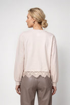 Sweatshirt mit Spitze