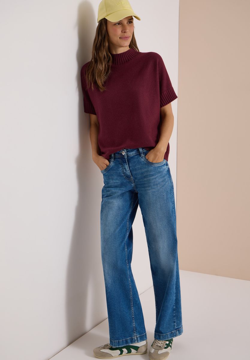 Dolman Pullover mit Turtle Neck