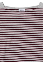 3/4-Arm Shirt mit Boat Neck und Streifen